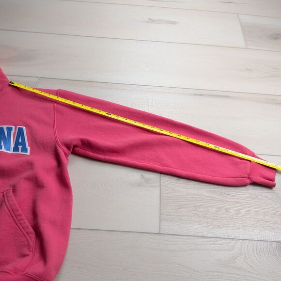 Champion North Carolina Tar Heels Embroidered Pink Hoodie Womens Medium UNC - Picture 7 of 9